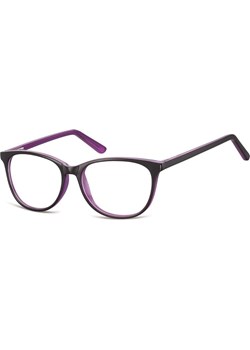 Oprawki okulary zerowki Sunoptic CP152E czarno-fioletowe ze sklepu Stylion w kategorii Zegarki - zdjęcie 185963067