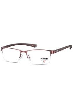 Brązowe Oprawki okulary korekcyjne żyłkowe unisex MM614C ze sklepu Stylion w kategorii Okulary korekcyjne męskie - zdjęcie 185963076