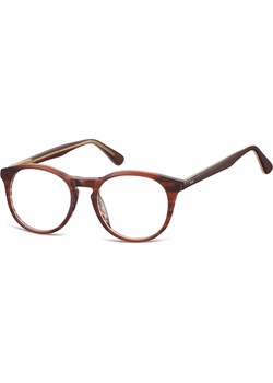 Okrągłe okulary oprawki zerowki korekcyjne Sunoptic AC45F ze sklepu Stylion w kategorii Zegarki - zdjęcie 185963098