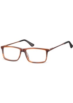 Prostokatne okulary oprawki korekcyjne Sunoptic AC48E bursztynowe ze sklepu Stylion w kategorii Zegarki - zdjęcie 185963127
