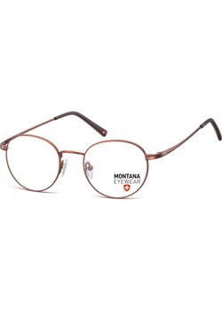 Ciemnobrazowe Lenonki okragle okulary oprawki optyczne Montana MM609D - id: 5063 - marki Montana - 185963135 Ciemnobrazowe Lenonki okragle okulary oprawki optyczne Montana MM609D ze sklepu Stylion w kategorii Okulary korekcyjne męskie - zdjęcie 185963135
