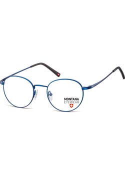 Granatowe Lenonki okragle okulary oprawki optyczne Montana MM609E ze sklepu Stylion w kategorii Zegarki - zdjęcie 185963136