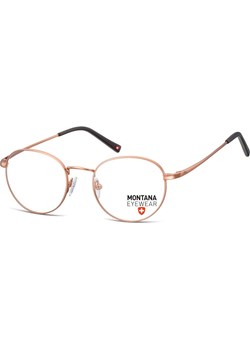 Jasnobrazowe Lenonki okragle okulary oprawki optyczne Montana MM609F ze sklepu Stylion w kategorii Zegarki - zdjęcie 185963137