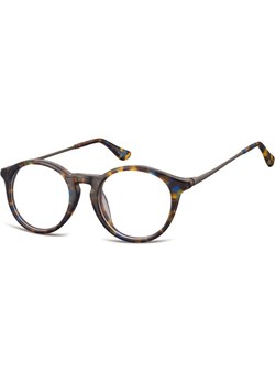 Okrągłe okulary oprawki zerowki korekcyjne Sunoptic AC47H ze sklepu Stylion w kategorii Okulary korekcyjne męskie - zdjęcie 185963158