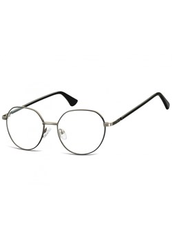 Lenonki okrągłe Okulary oprawki optyczne 916D grafitowo-czarna ze sklepu Stylion w kategorii Okulary korekcyjne damskie - zdjęcie 185963177