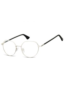 Lenonki okrągłe Okulary oprawki optyczne 916E srebrna ze sklepu Stylion w kategorii Okulary korekcyjne damskie - zdjęcie 185963178