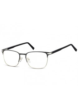 Okulary oprawki optyczne korekcyjne Sunoptic 917 czarno-srebrne ze sklepu Stylion w kategorii Okulary korekcyjne damskie - zdjęcie 185963179