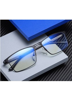 Męskie okulary do komputera BLUE LIGHT zerówki 2553A ze sklepu Stylion w kategorii Okulary zerówki męskie - zdjęcie 185963217