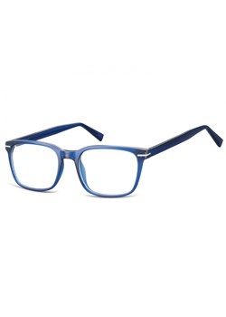Okulary oprawki korekcyjne Nerdy zerówki Sunoptic CP119B granatowe transparentne ze sklepu Stylion w kategorii Zegarki - zdjęcie 185963249