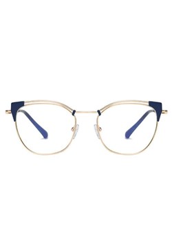 Okulary kocie do komputera damskie z filtrem BLUE Light zerówki 2565-1 ze sklepu Stylion w kategorii Okulary zerówki damskie - zdjęcie 185963309
