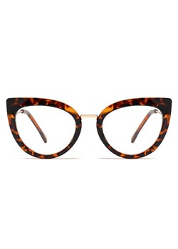 Okulary kocie do komputera damskie z filtrem BLUE Light zerówki 2570-2 ze sklepu Stylion w kategorii Okulary zerówki damskie - zdjęcie 185963335