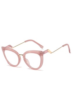 Okulary kocie do komputera damskie z filtrem BLUE Light zerówki 2570-3 ze sklepu Stylion w kategorii Okulary zerówki damskie - zdjęcie 185963336