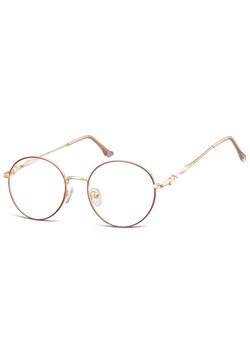 Okulary oprawki okrągłe zerówki metalowe korekcyjne L120 ze sklepu Stylion w kategorii Okulary korekcyjne damskie - zdjęcie 185963448