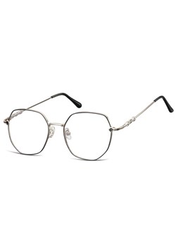 Okulary oprawki owalne zerówki metalowe korekcyjne L121B ze sklepu Stylion w kategorii Okulary korekcyjne damskie - zdjęcie 185963449