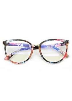 Okulary Kocie Oczy Korekcyjne z Antyrefleksem Zerówki POL-BLF-727AK ze sklepu Stylion w kategorii Okulary zerówki damskie - zdjęcie 185963476