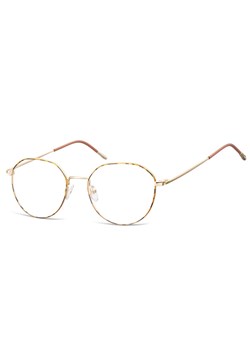 Lenonki Okulary oprawki optyczne 928I złoto + panterka ze sklepu Stylion w kategorii Okulary korekcyjne damskie - zdjęcie 185963547