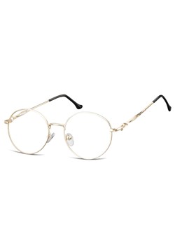 Okulary oprawki okrągłe zerówki metalowe korekcyjne L120C ze sklepu Stylion w kategorii Okulary korekcyjne damskie - zdjęcie 185963549