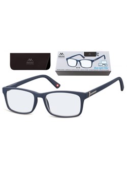 Okulary z filtrem do komputera i czytania moc: +3.00 Korekcyjne Plusy z Antyrefleksem Montana BLFBOX73B ze sklepu Stylion w kategorii Okulary zerówki damskie - zdjęcie 185963656