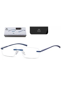 Patentki Bezramkowe Asferyczne Okulary aluminiowe do Czytania Montana MR68C moc: +1 ze sklepu Stylion w kategorii Okulary korekcyjne damskie - zdjęcie 185963758