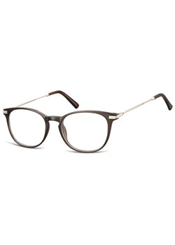 Okulary zerówki korekcyjne optyczne owalne AC3D brązowe ze sklepu Stylion w kategorii Okulary korekcyjne damskie - zdjęcie 185964109