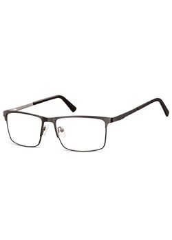 Okulary zerówki korekcyjne Nerd Prostokątne Flex 909E grafitowe ze sklepu Stylion w kategorii Okulary korekcyjne męskie - zdjęcie 185964137