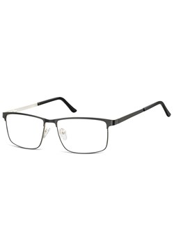 Okulary zerówki korekcyjne Nerd Prostokątne Flex 910 czarne ze sklepu Stylion w kategorii Okulary korekcyjne męskie - zdjęcie 185964138