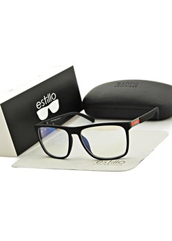 Okulary męskie z filtrem BLUE LIGHT do komputera EST-102-1M Estillo ze sklepu Stylion w kategorii Okulary zerówki damskie - zdjęcie 185964168