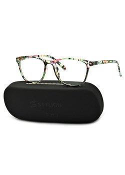 Damskie Okulary do Czytania moc: +3,5 w kwiatki ST312 ze sklepu Stylion w kategorii Okulary korekcyjne damskie - zdjęcie 185964247
