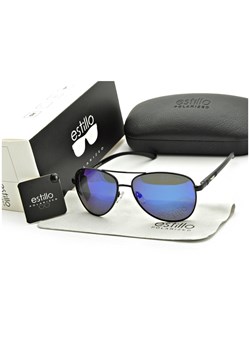 Męskie okulary Pilotki przeciwsłoneczne z polaryzacją EST-608-10-1 ze sklepu Stylion w kategorii Okulary przeciwsłoneczne męskie - zdjęcie 185964278