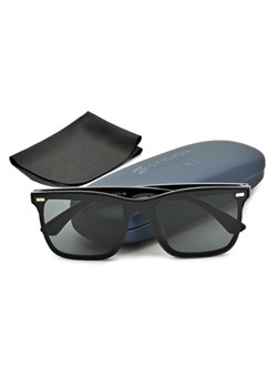 Okulary Pełne czarne przeciwsłoneczne UV400 STR-1597C ze sklepu Stylion w kategorii Okulary przeciwsłoneczne damskie - zdjęcie 185964285