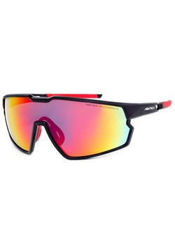 Rowerowe okulary przeciwsłoneczne sportowe z czerwoną lustrzanką Arctica S-333 ze sklepu Stylion w kategorii Okulary przeciwsłoneczne męskie - zdjęcie 185964295