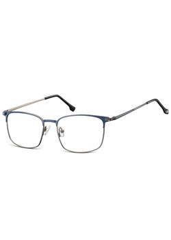 Oprawki korekcyjne zerówki okulary męskie prostokątne 894B grafitowy + granatowy ze sklepu Stylion w kategorii Okulary korekcyjne męskie - zdjęcie 185964369
