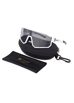Sportowe okulary przeciwsłoneczne z polaryzacją i filtrem UV400 Białe POL-467 ze sklepu Stylion w kategorii Okulary przeciwsłoneczne damskie - zdjęcie 185964428