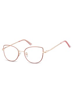 Okulary oprawki korekcyjne kocie oczy zerówki Sunoptic L119 gold/red - id: 536 - marki Sunoptic - 185964468 Okulary oprawki korekcyjne kocie oczy zerówki Sunoptic L119 gold/red ze sklepu Stylion w kategorii Okulary korekcyjne damskie - zdjęcie 185964468
