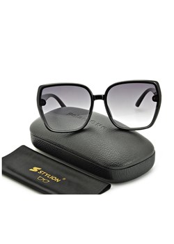 Duże damskie okulary przeciwsłoneczne Exclusive cyrkonie CO-379 ze sklepu Stylion w kategorii Okulary przeciwsłoneczne damskie - zdjęcie 185964477