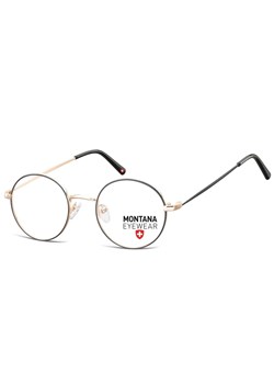 Oprawki korekcyjne okulary optyczne lenonki MM584A złoty/czarny - id: 7548 - marki Montana - 185964626 Oprawki korekcyjne okulary optyczne lenonki MM584A złoty/czarny ze sklepu Stylion w kategorii Oprawki do okularów damskie - zdjęcie 185964626