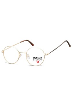 Oprawki korekcyjne okulary optyczne lenonki MM584C złoty - id: 7549 - marki Montana - 185964627 Oprawki korekcyjne okulary optyczne lenonki MM584C złoty ze sklepu Stylion w kategorii Oprawki do okularów damskie - zdjęcie 185964627