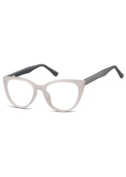 Okulary oprawki optyczne zerówki korekcyjne kocie oczy Sunoptic CP113A szaro-grafitowe - id: 7593 - marki Sunoptic - 185964665 Okulary oprawki optyczne zerówki korekcyjne kocie oczy Sunoptic CP113A szaro-grafitowe ze sklepu Stylion w kategorii Okulary korekcyjne damskie - zdjęcie 185964665