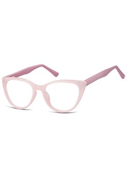Okulary oprawki optyczne zerówki korekcyjne kocie oczy Sunoptic CP113E różowe - id: 7597 - marki Sunoptic - 185964669 Okulary oprawki optyczne zerówki korekcyjne kocie oczy Sunoptic CP113E różowe ze sklepu Stylion w kategorii Okulary korekcyjne damskie - zdjęcie 185964669