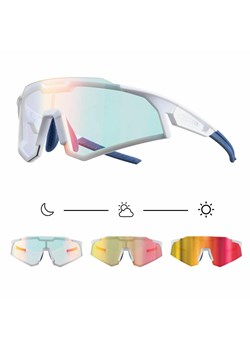 Okulary rowerowe ochronne przyciemniające z fotochromem kat.0-3 + wkładka korekcyjna ze sklepu Stylion w kategorii Okulary przeciwsłoneczne męskie - zdjęcie 185964698