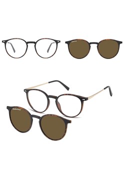 Okulary Lenonki pod korekcję z polaryzacyjną Nakładką przeciwsłoneczną na magnes CLIP-TRC-195A-2 - id: 563 - marki Sunoptic - 185964717 Okulary Lenonki pod korekcję z polaryzacyjną Nakładką przeciwsłoneczną na magnes CLIP-TRC-195A-2 ze sklepu Stylion w kategorii Okulary korekcyjne damskie - zdjęcie 185964717