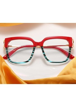 Damskie kwadratowe okulary zerówki do komputera BLUE LIGHT z flexami 25130D - id: 7871 - marki Stylion - 185964835 Damskie kwadratowe okulary zerówki do komputera BLUE LIGHT z flexami 25130D ze sklepu Stylion w kategorii Okulary zerówki damskie - zdjęcie 185964835