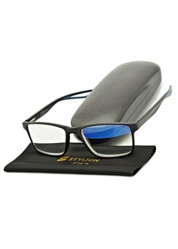 Plusy +3.50 Męskie okulary do czytania korekcyjne Blue Light + Antyrefleks ST315B ze sklepu Stylion w kategorii Okulary korekcyjne męskie - zdjęcie 185964898