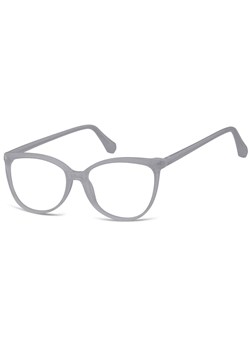 Damskie okulary optyczne zerówki kocie oczy Sunoptic CP116G mleczny szary ze sklepu Stylion w kategorii Okulary korekcyjne damskie - zdjęcie 185964909