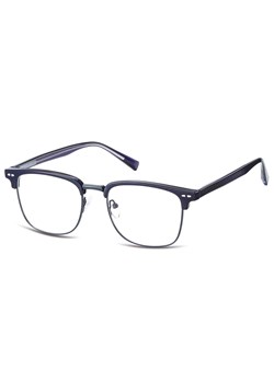 Oprawki korekcyjne zerówki okulary półramki 886C granatowe ze sklepu Stylion w kategorii Okulary korekcyjne męskie - zdjęcie 185964995