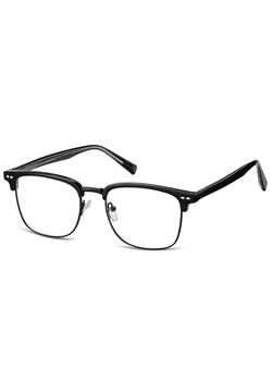 Oprawki korekcyjne zerówki okulary półramki 886D czarne ze sklepu Stylion w kategorii Okulary korekcyjne męskie - zdjęcie 185964996