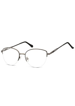 Damskie okulary żyłkowe zerówki oprawki korekcyjne kocie oczy Flex 898E czarno-grafitowe ze sklepu Stylion w kategorii Oprawki do okularów damskie - zdjęcie 185965007