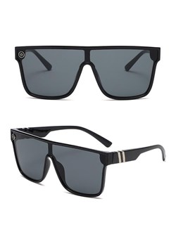 Męskie okulary przeciwsłoneczne pełne MAXAIR z filtrem UV400 czarne ST-MAX1 ze sklepu Stylion w kategorii Okulary przeciwsłoneczne męskie - zdjęcie 185965015