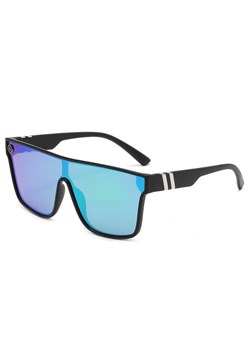 Męskie okulary przeciwsłoneczne pełne lustra MAXAIR z filtrem UV400 Green/Black ST-MAX1D ze sklepu Stylion w kategorii Okulary przeciwsłoneczne męskie - zdjęcie 185965019