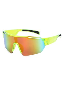 Sportowe okulary przeciwsłoneczne lustrzanki z filtrem UV400 neonowe/pomarańczowe SVM-10E ze sklepu Stylion w kategorii Okulary przeciwsłoneczne męskie - zdjęcie 185965027
